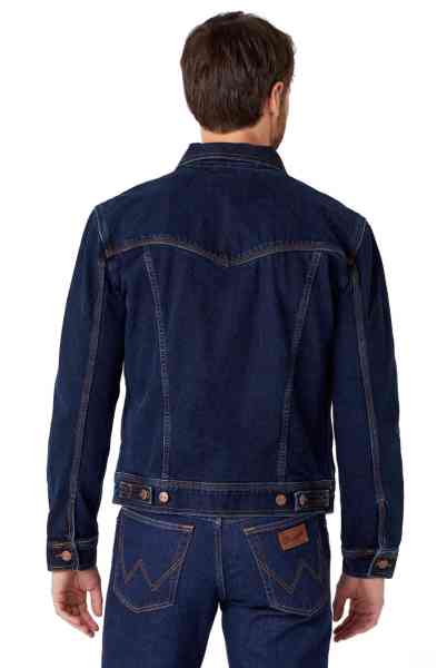 Wrangler Herren Jeans Jacke Blue Black